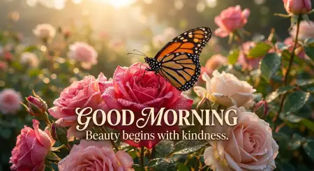 Good Morning Butterfly Flowers - Free Ood Morning Download