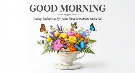 Free Good Morning Flowers And Coffee Ai Generated Images Background Image Download