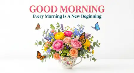 Free Good Morning Flowers And Coffee Clipart Images Background Image Download