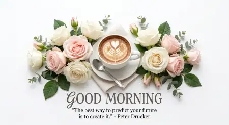 Free Good Morning Flowers And Coffee Hd Wallpapers Background Image Download