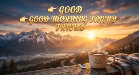 good morning friend images with quotes