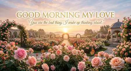 Free Good Morning Love Messages With Blessings Image Download