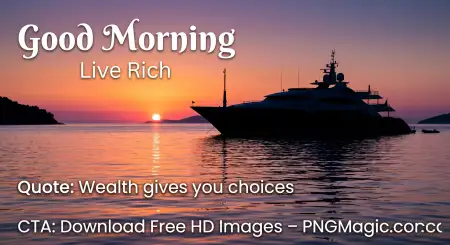 Good Morning Quotes For Wealth Captions - Free Good Morning Investment Quotes Download