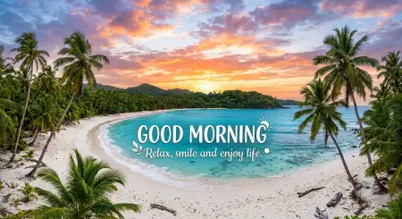 Good Morning Tropical Nature - Free Ood Morning Download