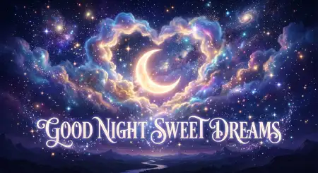 Free Good Night Sweet Dreams Aesthetic Wallpaper Image Download