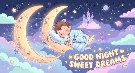 Free Good Night Sweet Dreams For Him Image Download