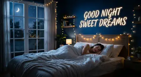 Free Good Night Sweet Dreams Message For Crush Image Download