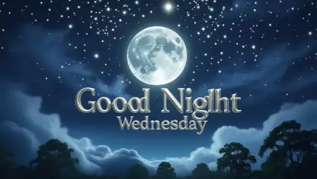 Good Night Wednesday Wishes For Friends - Free Wishes Download