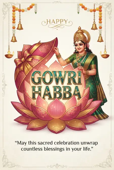 Happy Gauri Habba Wishes 2026