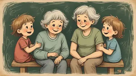 Grandparents Day Wallpaper Handmade Art Style - Free Grandparents Day Wallpaper Download