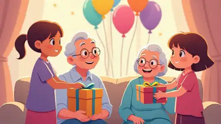 Grandparents Day Wallpaper With Flower Background - Free Grandparents Day Wallpaper Download