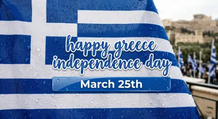 Greece Independence Day Clipart Free - Free Happy Greece Independence Day 2026 Download