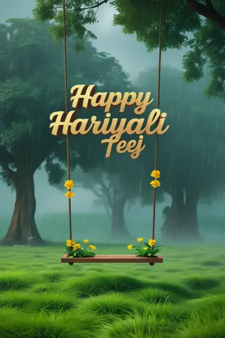 Green Dress Photoshoot Ideas For Hariyali Teej - Free Happy Hariyali Teej Download