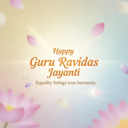 Guru Ravidas Jayanti Greeting Banner - Free Happy Guru Ravidas Jayanti Download