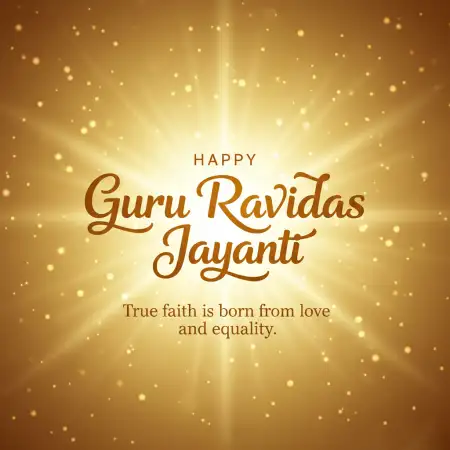 Guru Ravidas Jayanti Greeting Card - Free Happy Guru Ravidas Jayanti Download