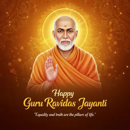 Guru Ravidas Jayanti Png Transparent - Free Happy Guru Ravidas Jayanti Download