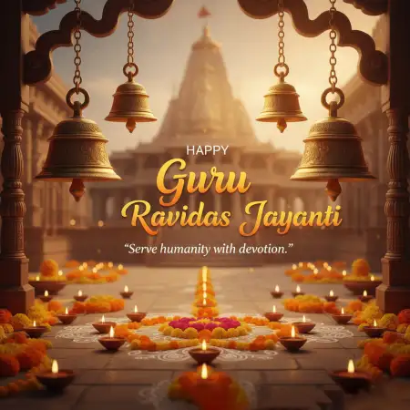 Guru Ravidas Jayanti Poster Background Hd - Free Happy Guru Ravidas Jayanti Download