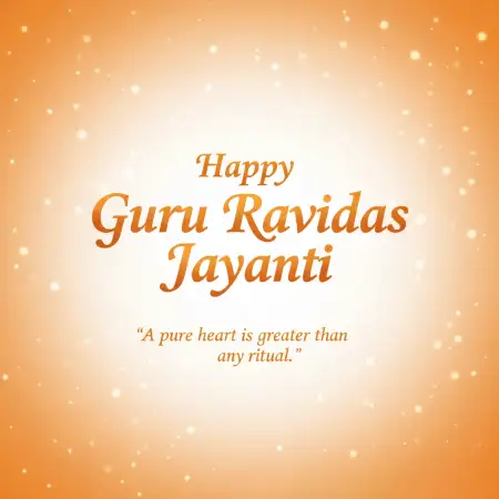 Guru Ravidas Jayanti Quote Background - Free Happy Guru Ravidas Jayanti Download