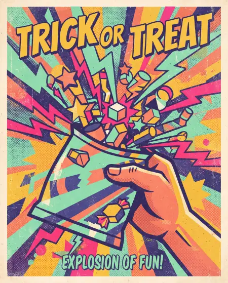 halloween 2026 trick or treat poster - Halloween 2026