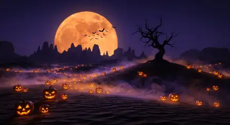 halloween creepy night background 2026 - Halloween Background 2026