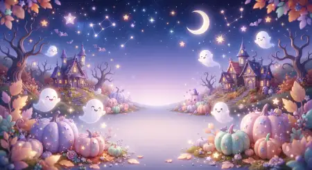 halloween ghost night background 2026 - Halloween Background 2026