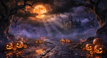 halloween scary night background 2026 - Halloween Background 2026