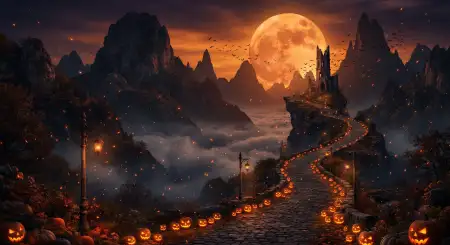 halloween trick or treat background 2026 - Halloween Background 2026