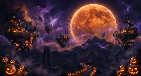 halloween wide background 2026 - Halloween Background 2026