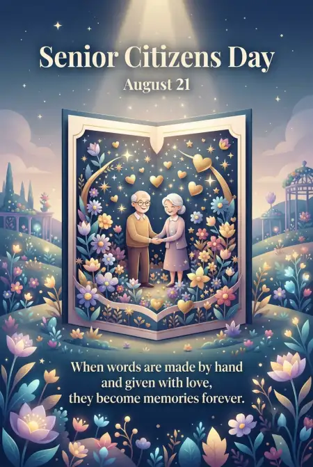 Handmade Greeting Cards For Senior Citizens Day 2026 - Free Senior Citizens Day 2026 Download