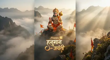 Hanuman Jayanti Wishes Captions For Instagram Posts - Free Hanuman Jayanti Wishes Download