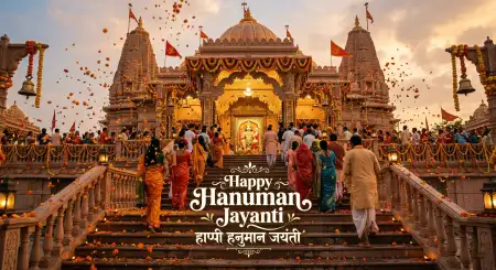 Hanuman Jayanti Wishes For Devotees With Blessings And Prayers - Free Hanuman Jayanti Wishes Download