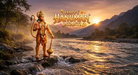Hanuman Jayanti Wishes Messages For Facebook Status Updates - Free Hanuman Jayanti Wishes Download