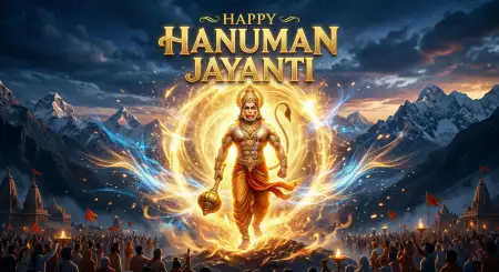 Hanuman Jayanti Wishes Messages With Divine Inspiration - Free Hanuman Jayanti Wishes Download