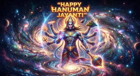 Hanuman Jayanti Wishes With Divine Energy Messages - Free Hanuman Jayanti Wishes Download