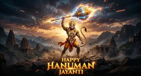 Hanuman Jayanti Wishes With Messages Of Hope And Faith - Free Hanuman Jayanti Wishes Download