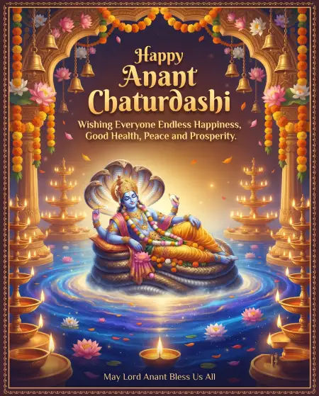 happy anant chaturdashi hindi wishes images 2026