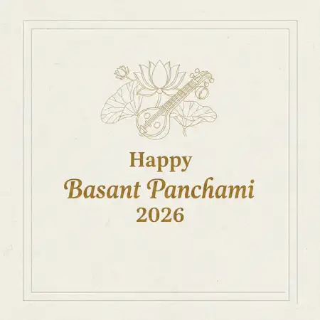 Happy Basant Panchami 2026 Festival Greeting Card - Free Happy Basant Panchami 2026 Download
