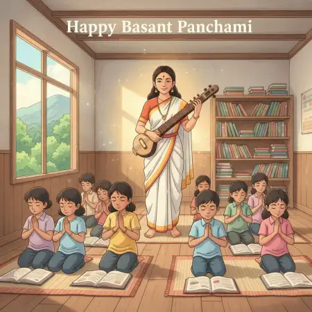Happy Basant Panchami Wishes For Exams - Free Happy Basant Panchami Wishes Download