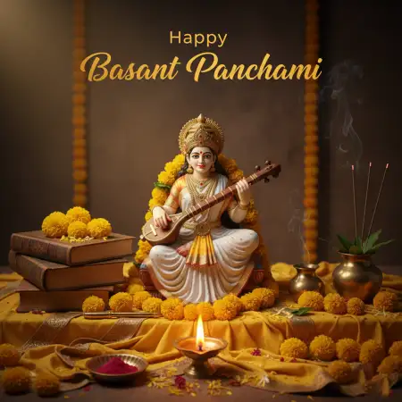 Happy Basant Panchami Wishes For Prosperity - Free Happy Basant Panchami Wishes Download