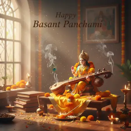 Happy Basant Panchami Wishes Indian Tradition - Free Happy Basant Panchami Wishes Download