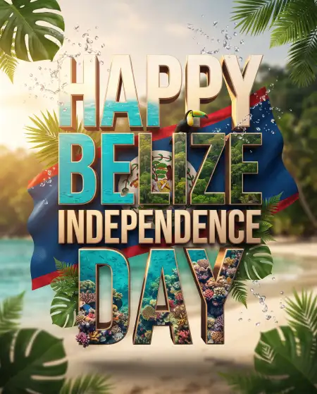 happy belize independence day png image