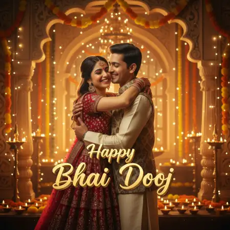 Happy Bhai Dooj 2025 Hd Wallpaper Download - Free Happy Bhai Dooj 2025 Download