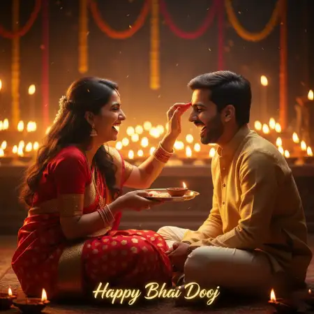 Happy Bhai Dooj 2025 Png With Transparent Background - Free Happy Bhai Dooj 2025 Download