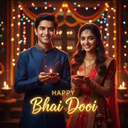 Happy Bhai Dooj 2025 Quotes In Hindi For Brother - Free Happy Bhai Dooj 2025 Download