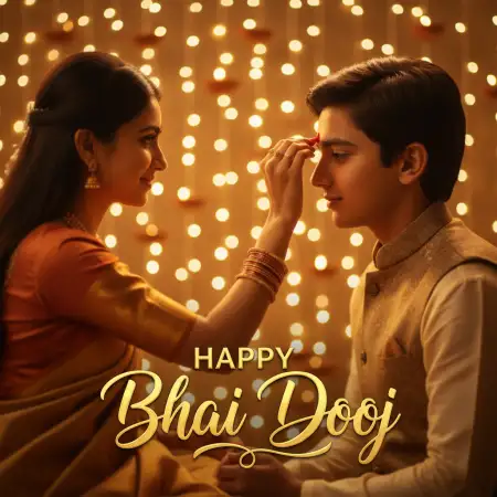 Happy Bhai Dooj Quotes For Younger Brother - Free Bhai Dooj Download