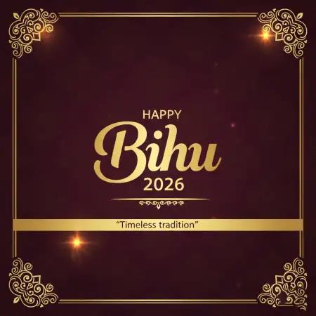 Happy Bihu 2026 Bohag Bihu Cultural Celebration Wishes - Free Happy Bihu 2026 Download
