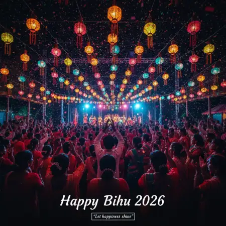 Happy Bihu 2026 Instagram Caption - Free Happy Bihu 2026 Download