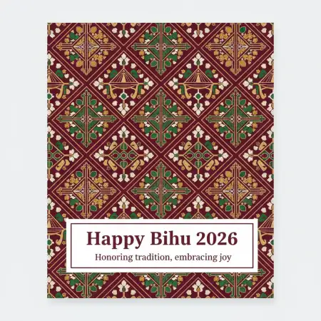 Happy Bihu 2026 Reel Caption - Free Happy Bihu 2026 Download