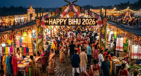 Happy Bihu 2026 Wishes For Business Promotion - Free Happy Bihu 2026 Wishes Download
