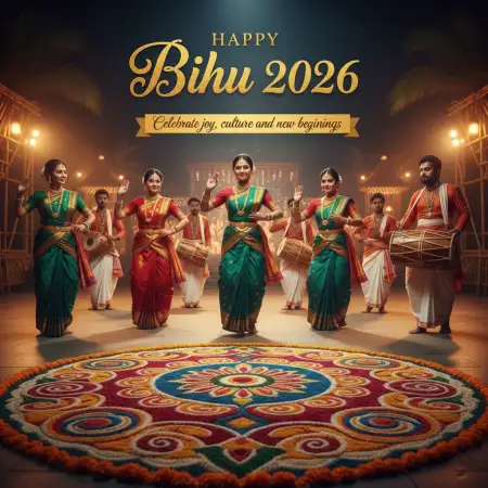 Happy Bihu 2026 Wishes For Family - Free Happy Bihu 2026 Download
